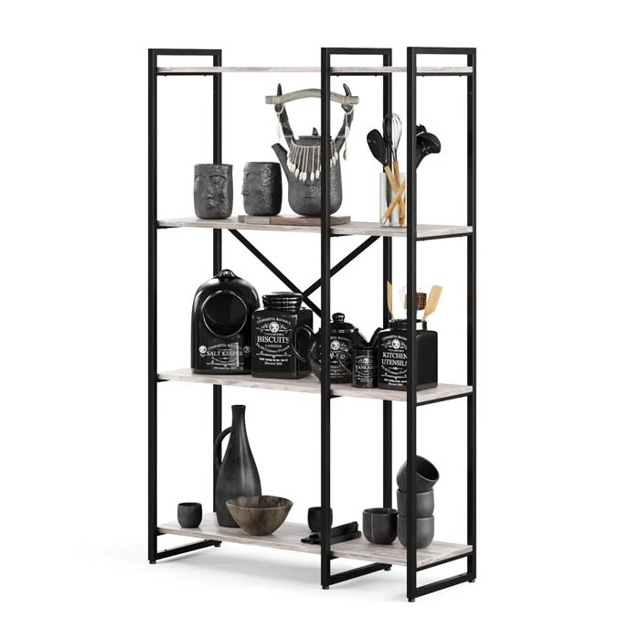 GUTTA Стеллаж двухсекционный 151х92х34 см